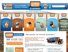 Tablet Screenshot of hindsenergy.com